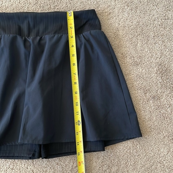 Smartwool Active Skort XS Black Athletic Outdoor Pickleball Tennis Golf Skirt - Picture 10 of 12